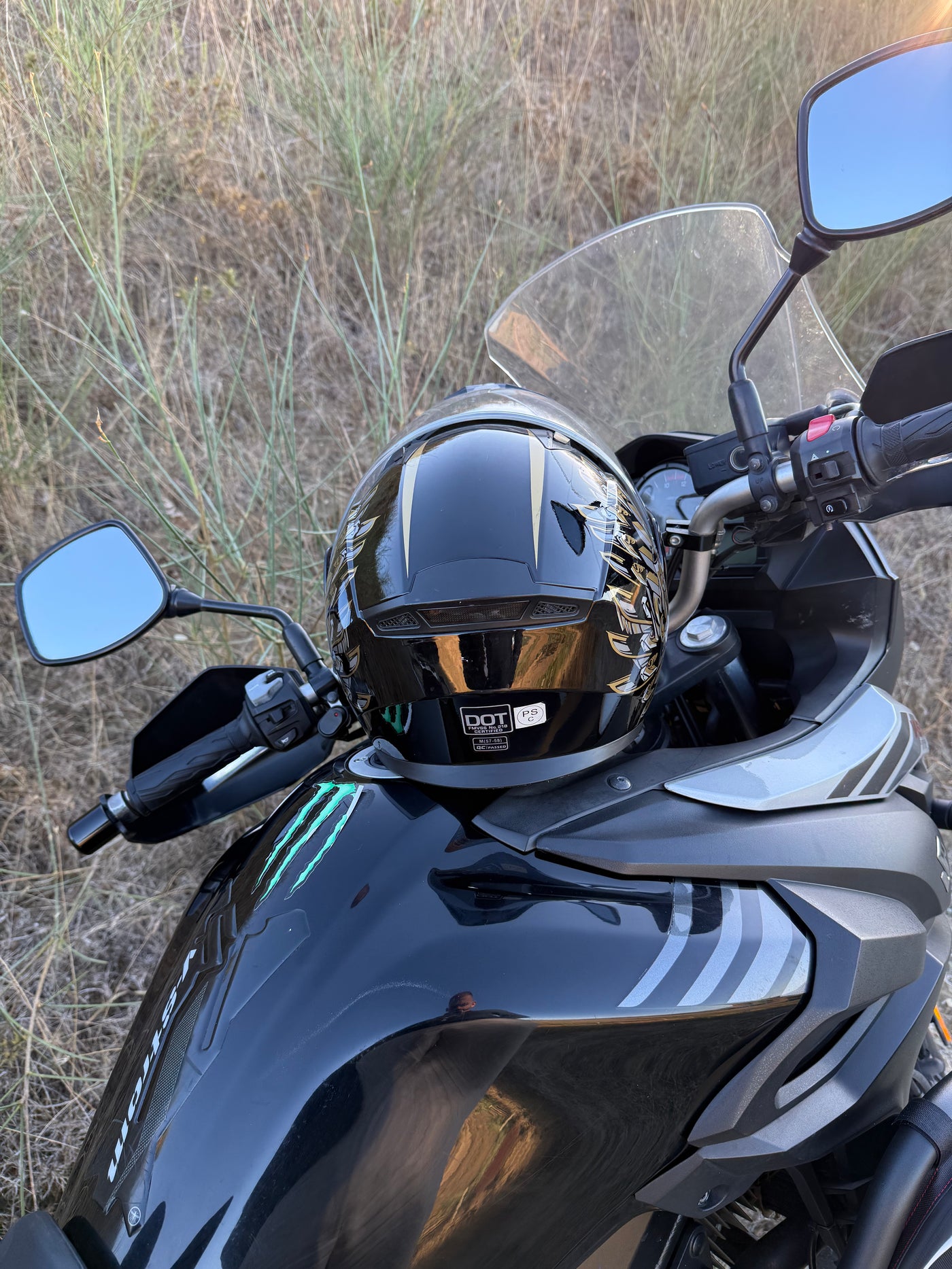 First ride to the estate